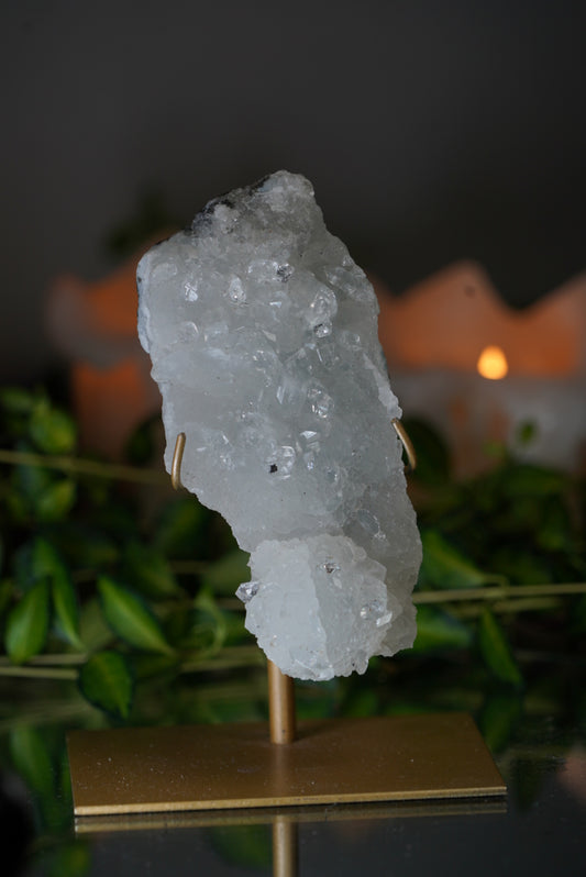 Apophyllite Cluster on Stand