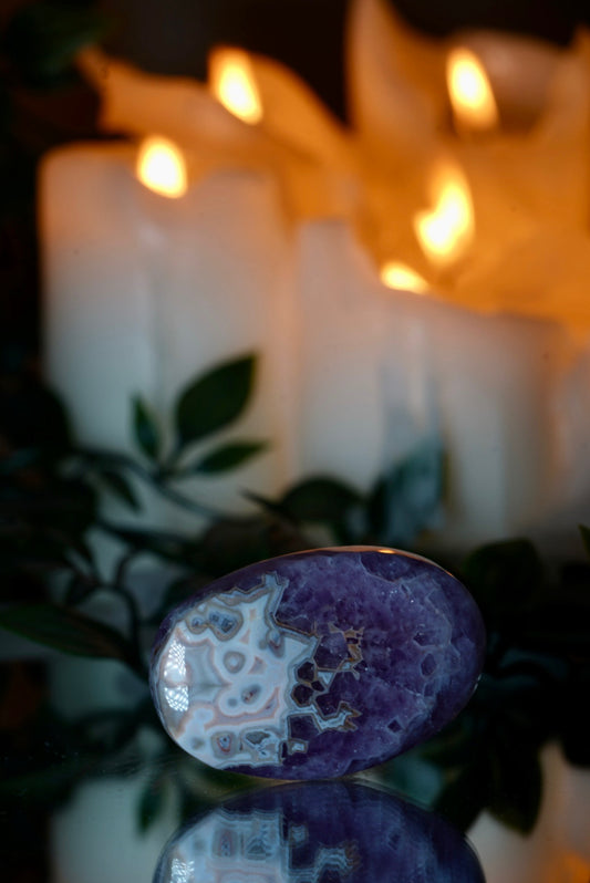 Amethyst x Blue Lace Galet