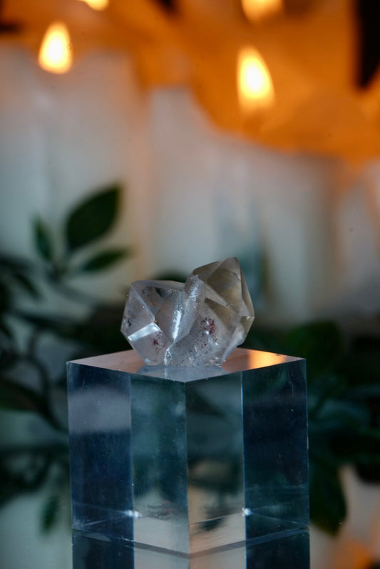 Double Pointed Garden Quartz