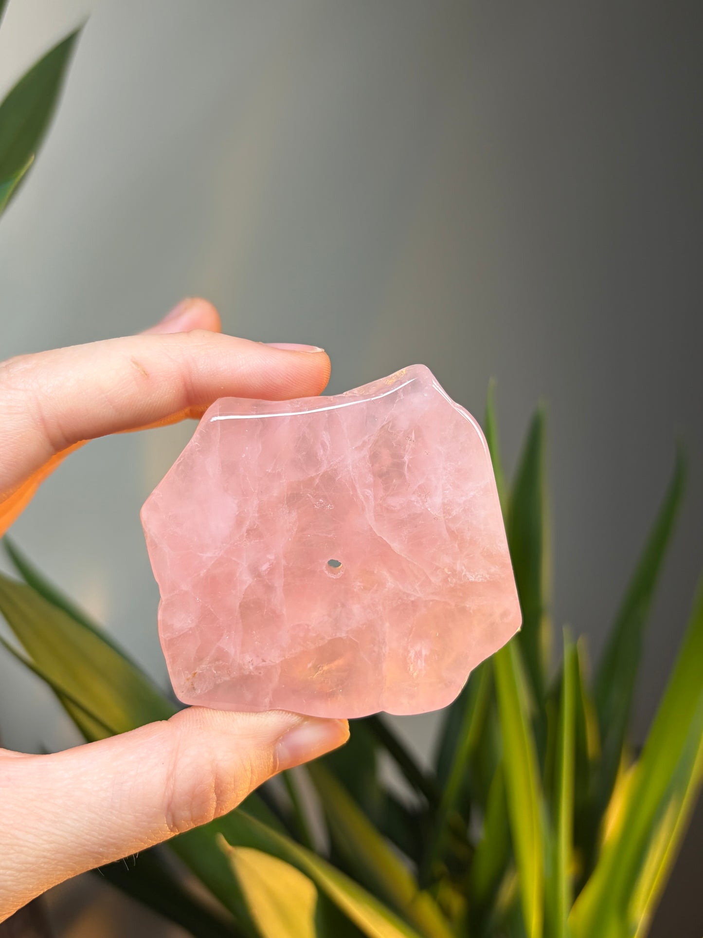 Rose Quartz Incense Holder