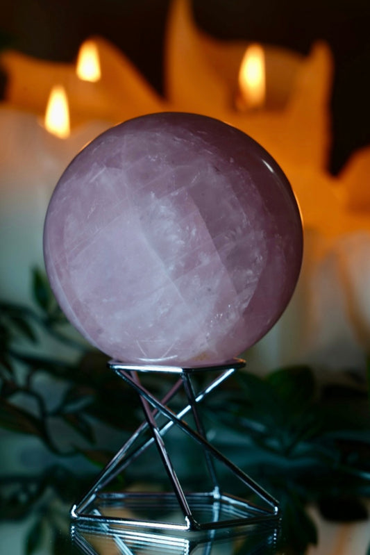 Rose Quartz Sphere (65mm)