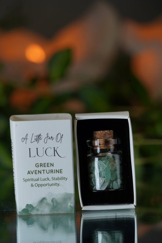 Green Aventurine Luck in a Jar