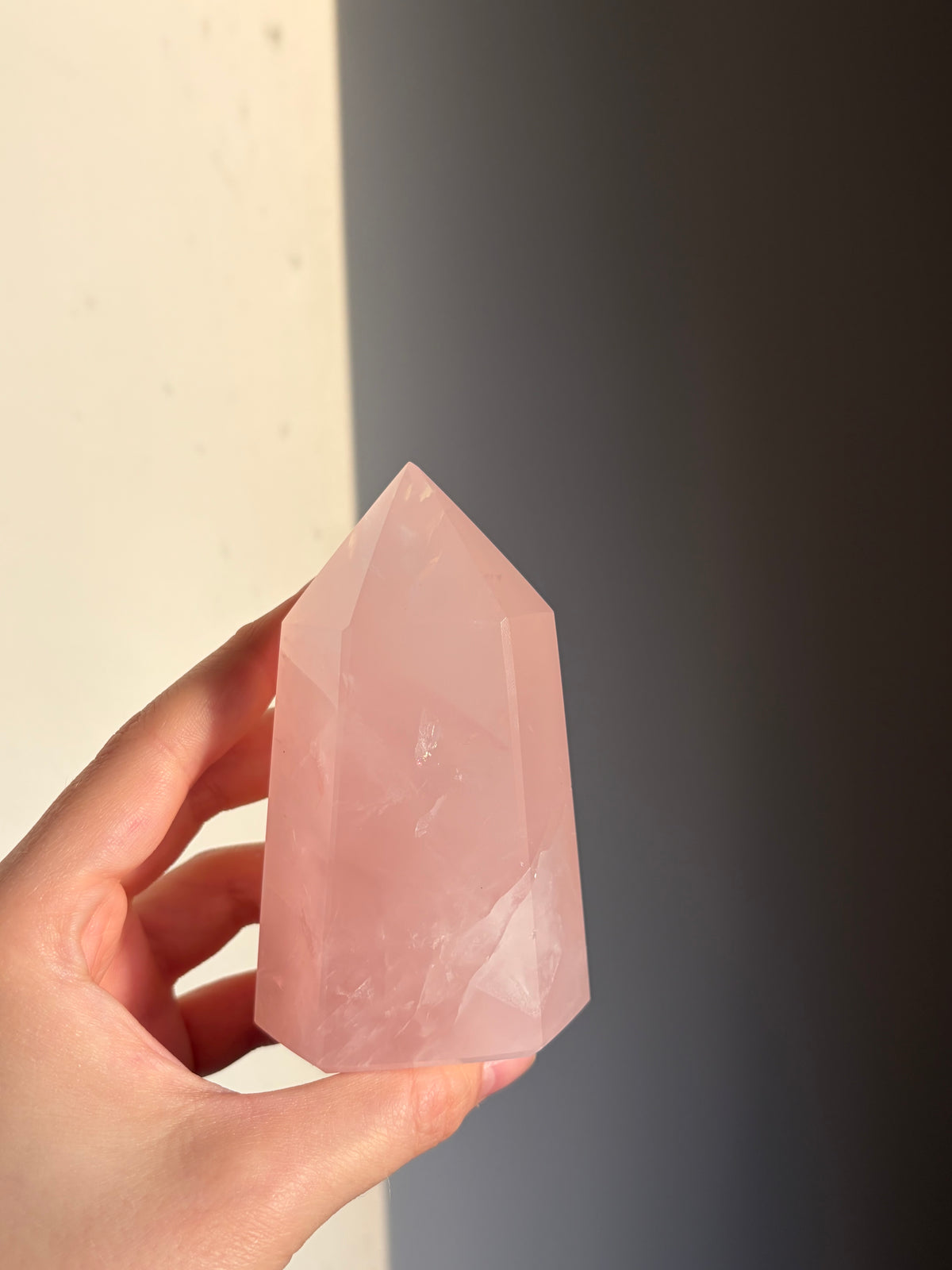 300g Rose Quartz Tower