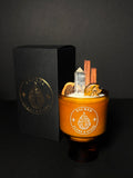 Sandalwood and Vanilla Crystal Soy Wax Candle