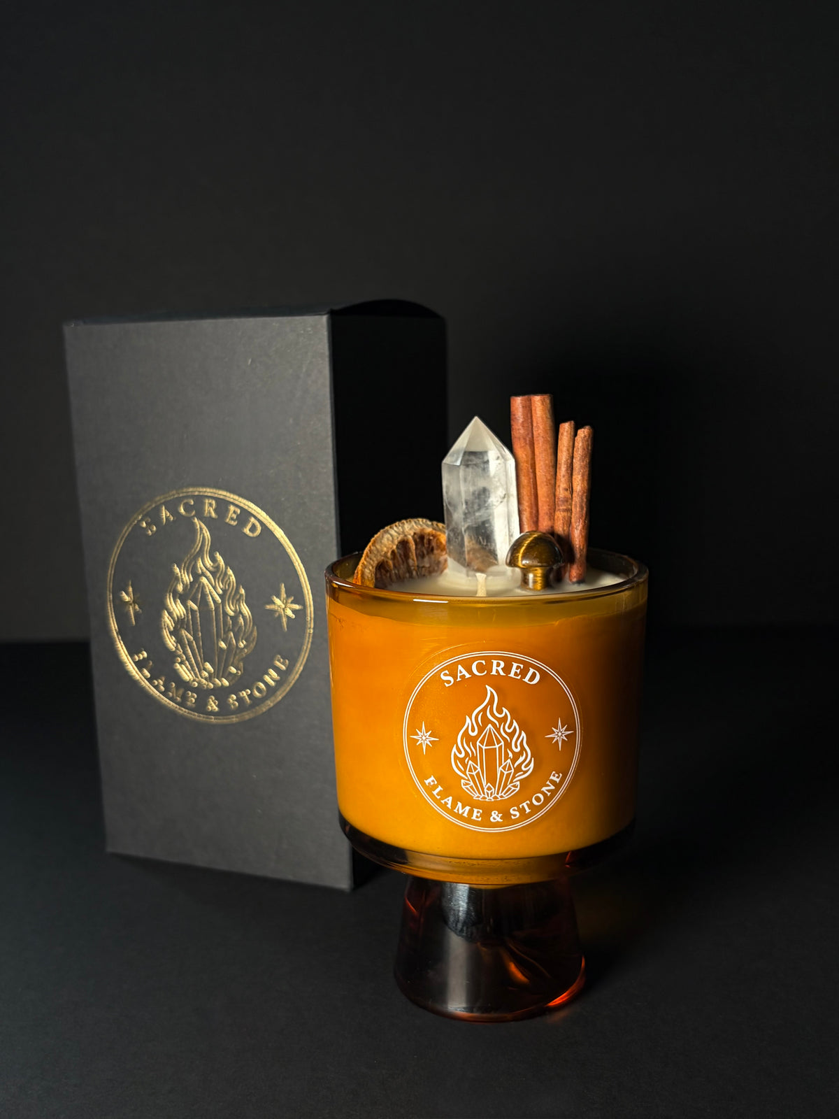 Pumpkin Spice Crystal Soy Wax Candle