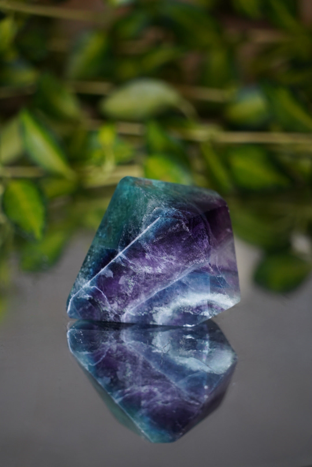 Rainbow Fluorite Polyhedron