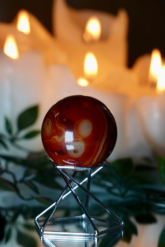 Red Botswana Agate Sphere 55mm