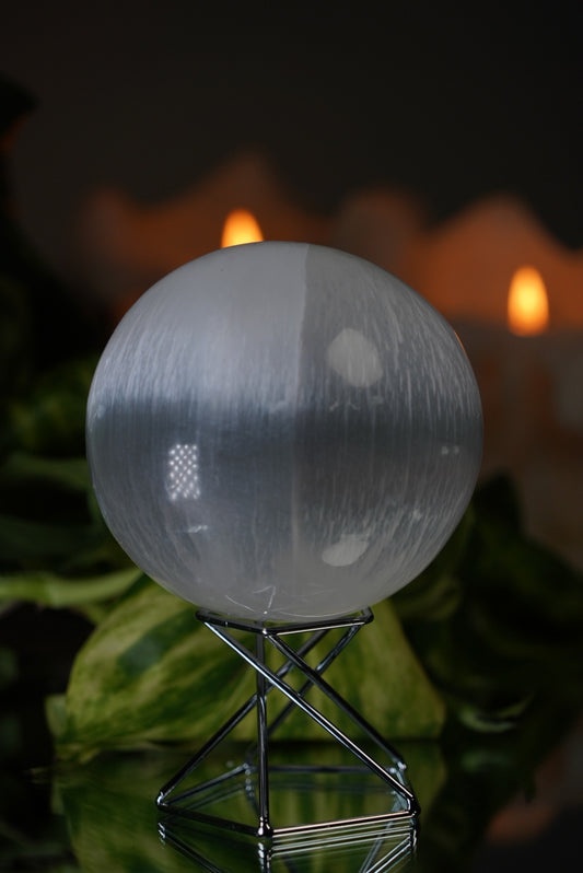 Satin Spar Sphere 90mm