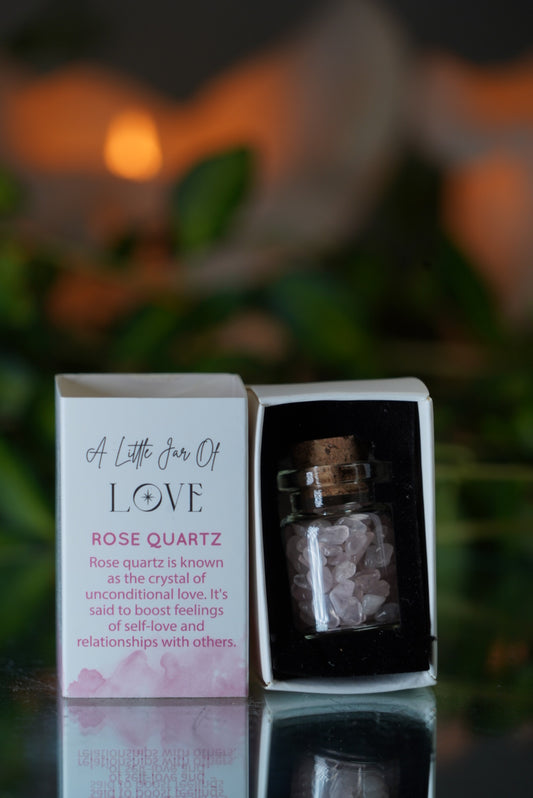 Rose Quartz A Lot Of Love in a Jar