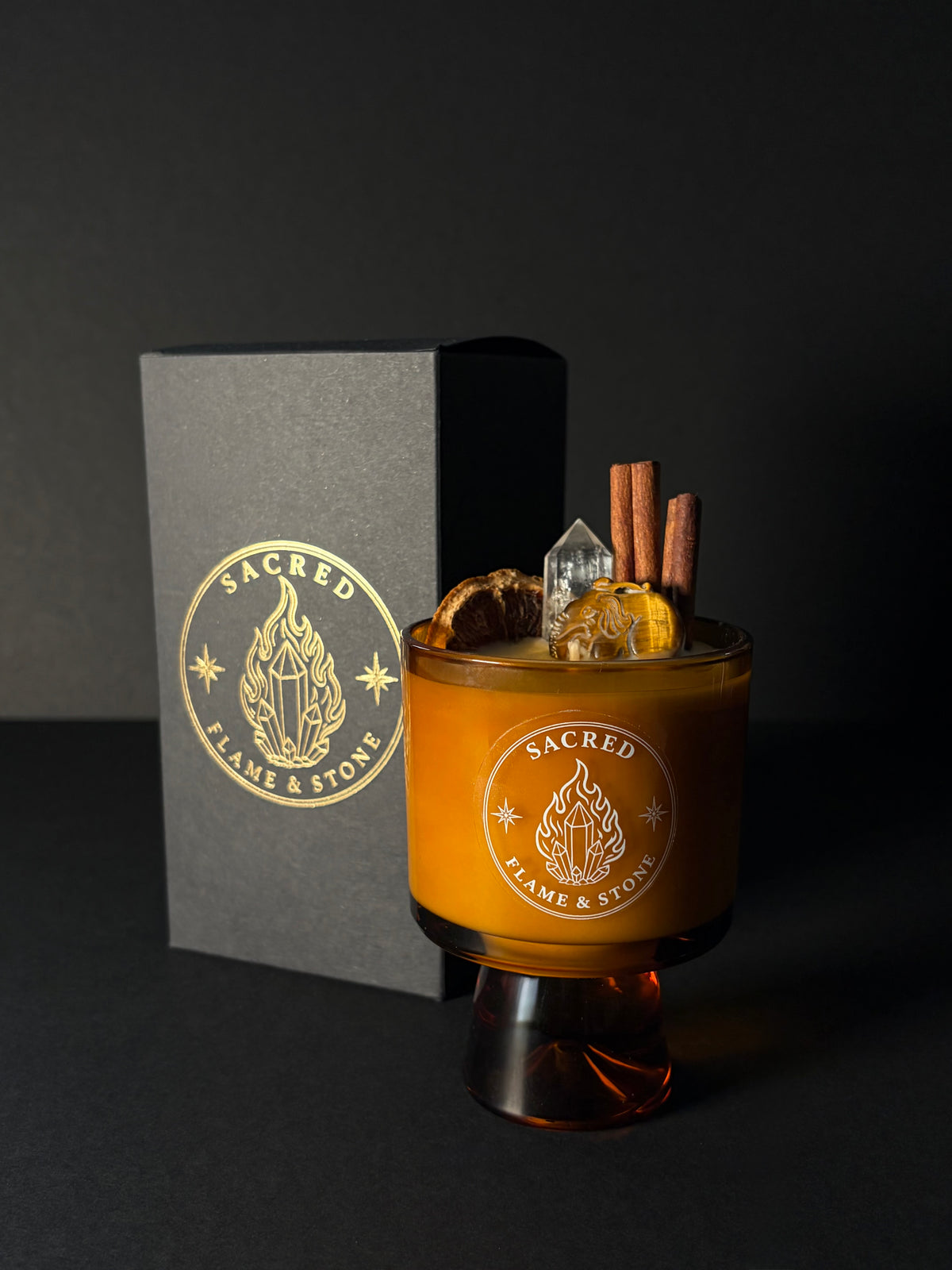 Pumpkin Spice Crystal Soy Wax Candle