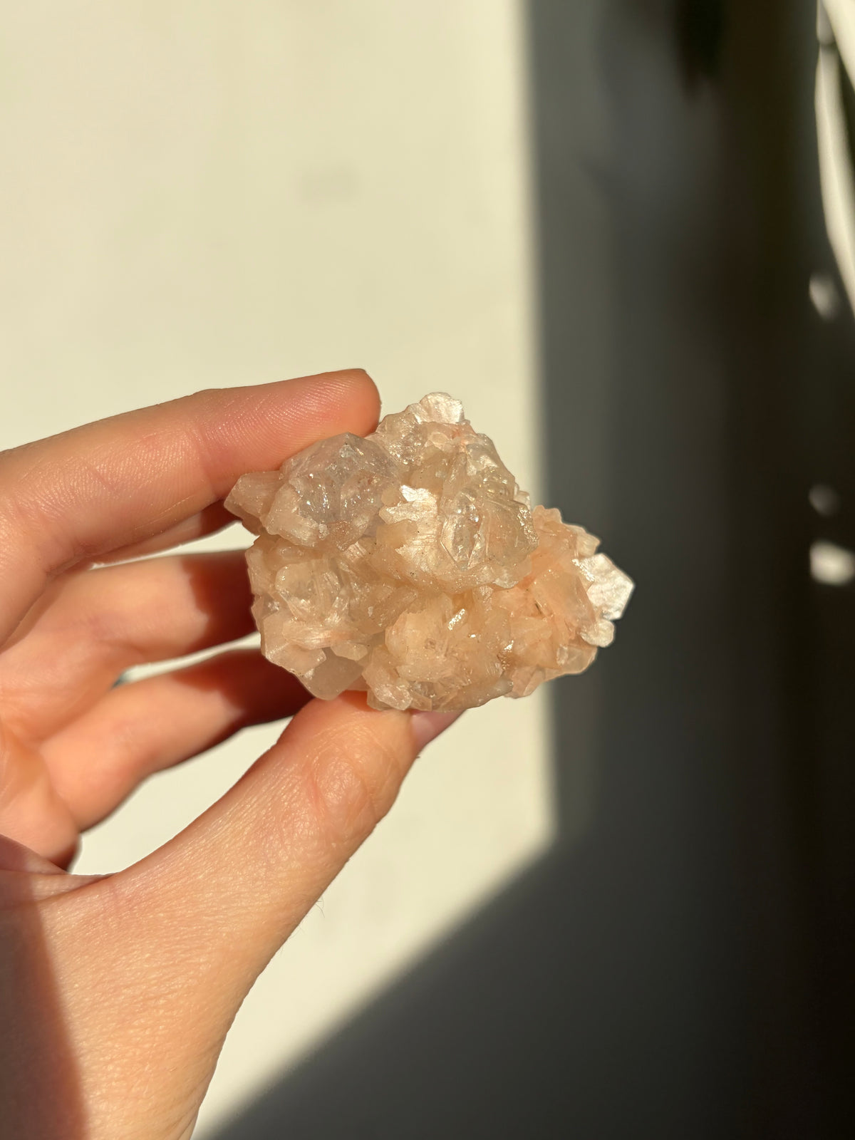 Apophyllite with Stilbite Cluster