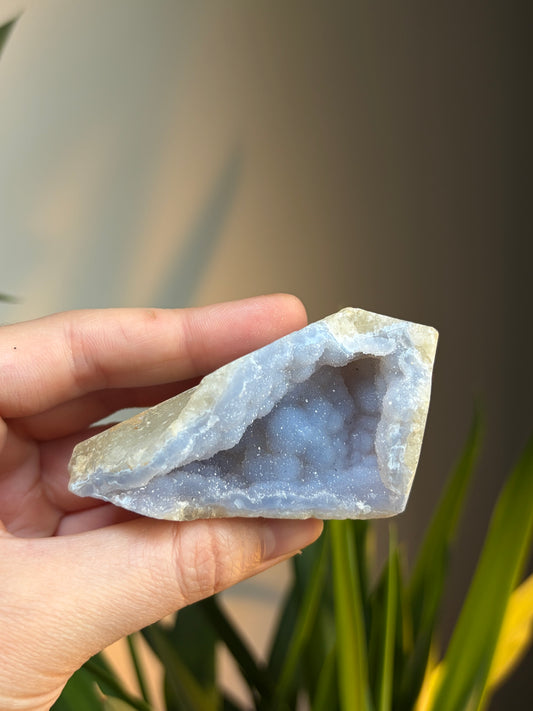 Chalcedony Druzy Geode