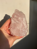 Rose Quartz Cut Base Mountain