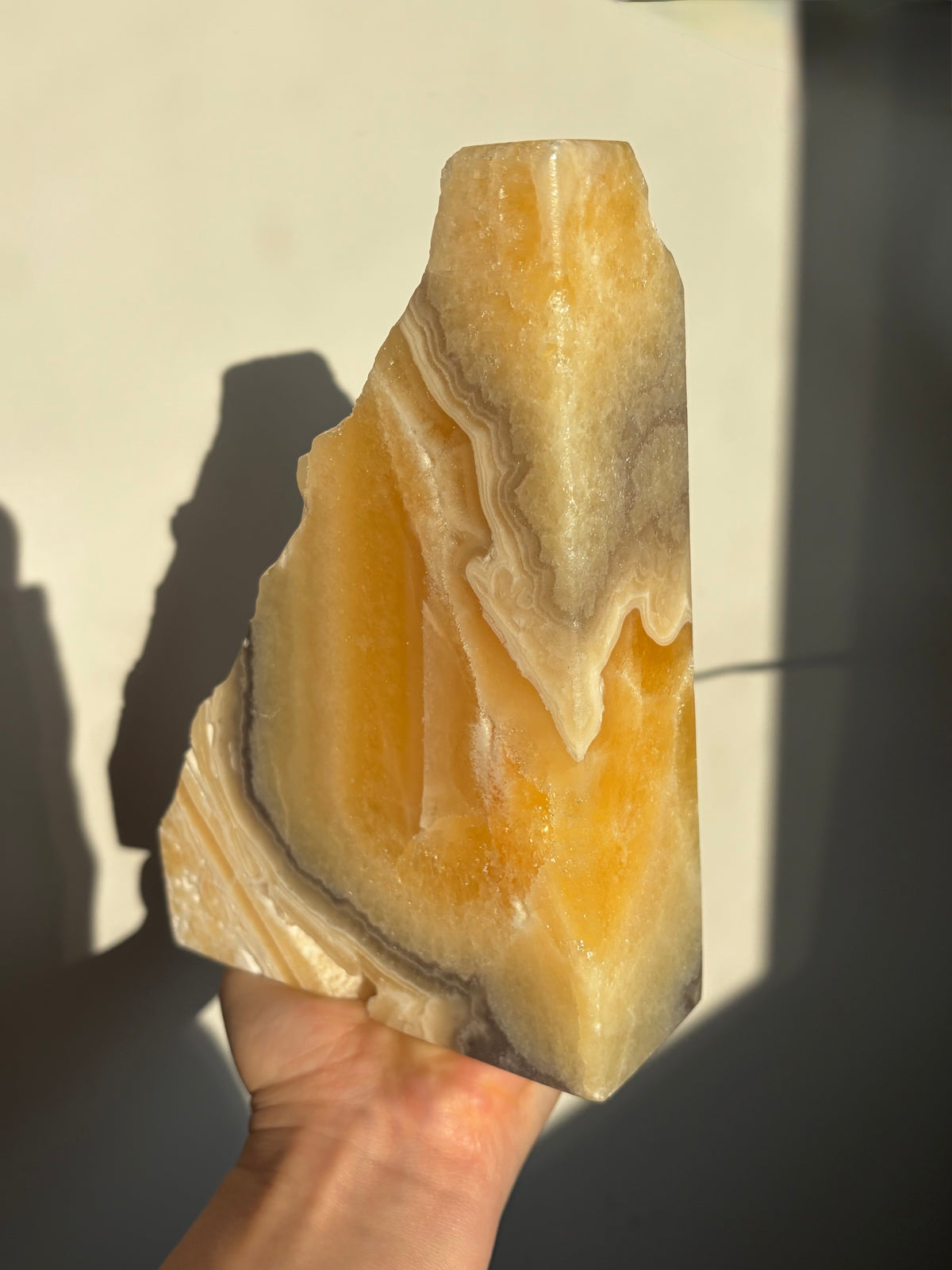Yellow Calcite Bookend