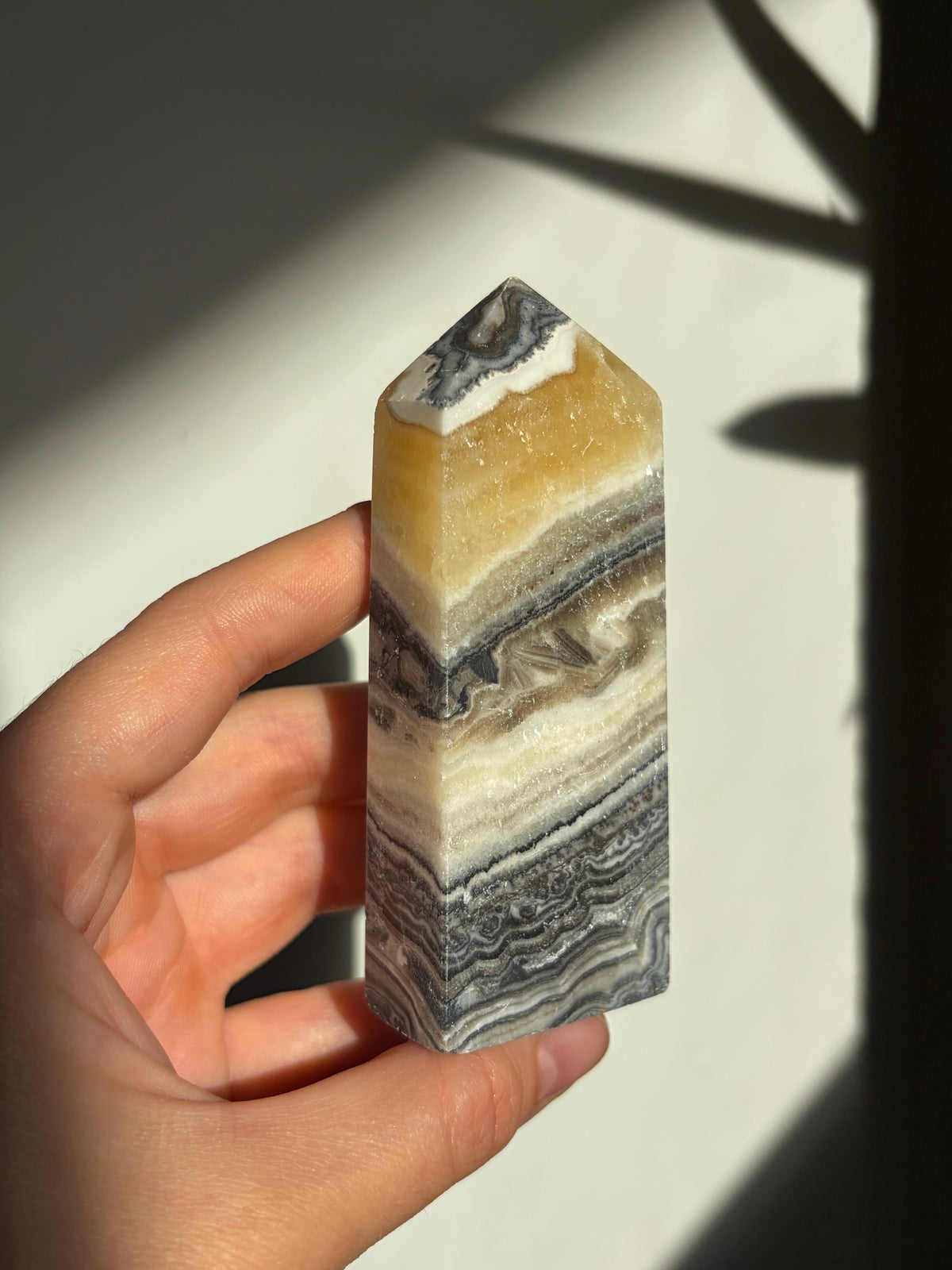 Banded Calcite Tower