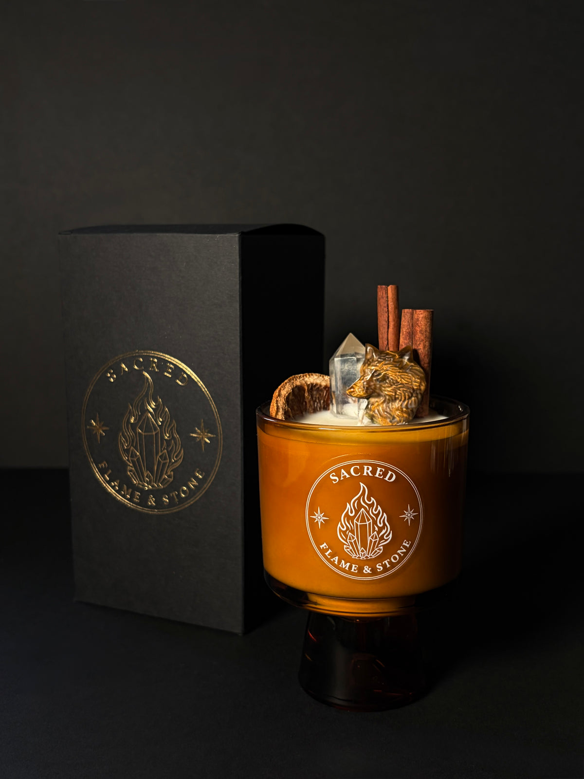 Pumpkin Spice Crystal Soy Wax Candle