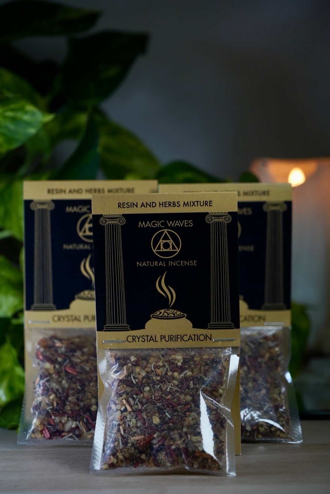 Hand Crafted by Us - 
Crystal Purification Incense Blend