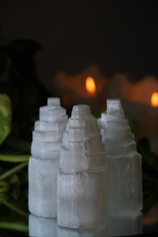 Satin Spar Mountain 10cm