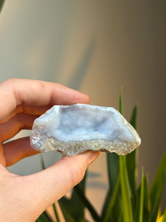 Chalcedony Druzy Geode