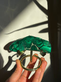 A Grade Malachite Freeform on stand