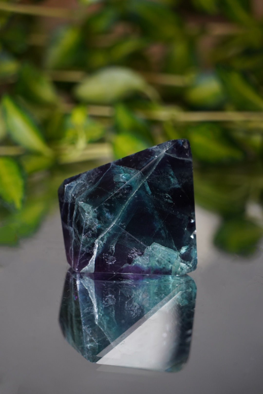 Rainbow Fluorite Polyhedron