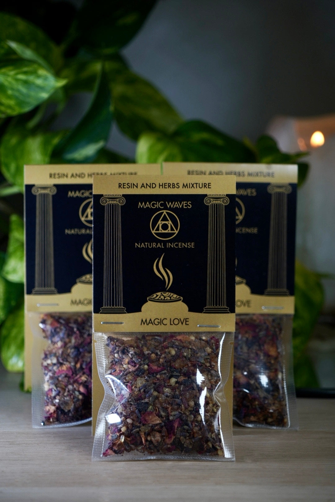 Hand Crafted by Us - 
Magic Love Incense Blend
