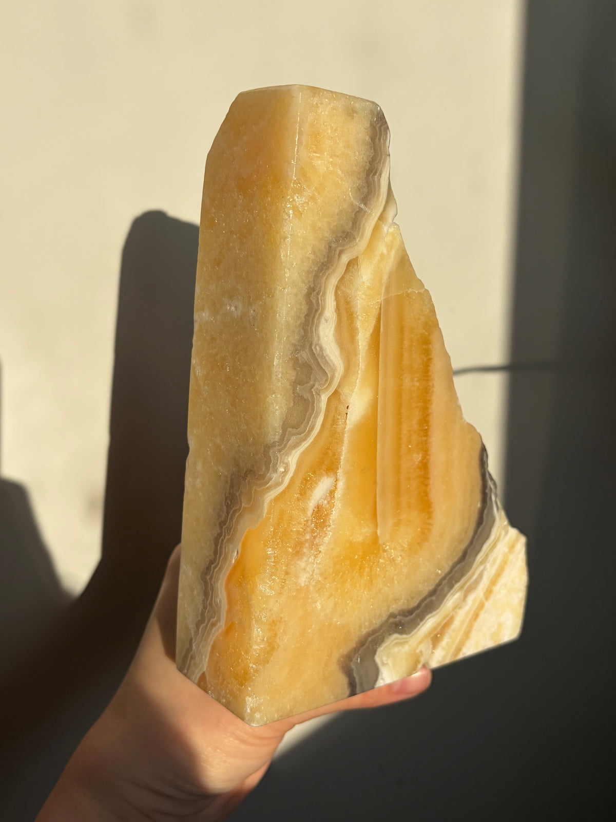 Yellow Calcite Bookend