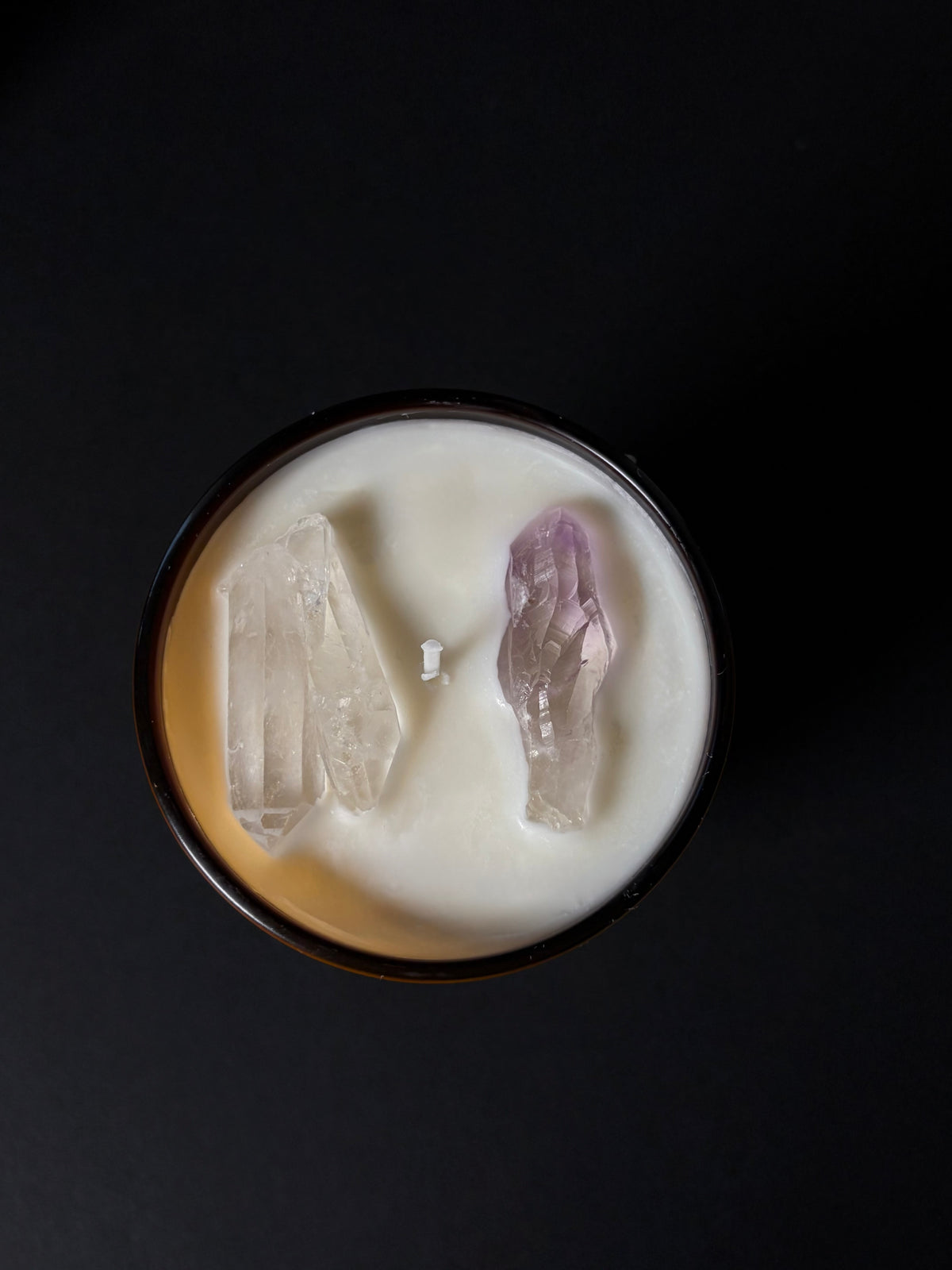 White Musk Crystal Soy Wax Candle