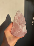 Rose Quartz Cut Base Mountain