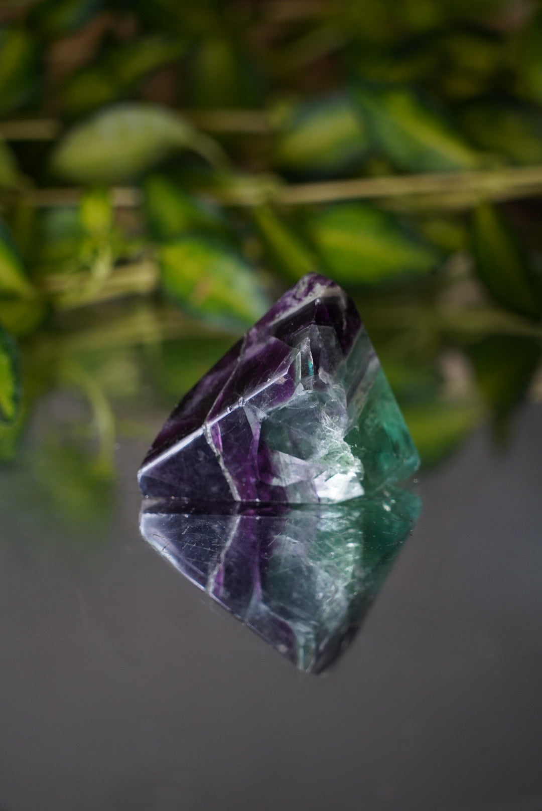 Rainbow Fluorite Polyhedron