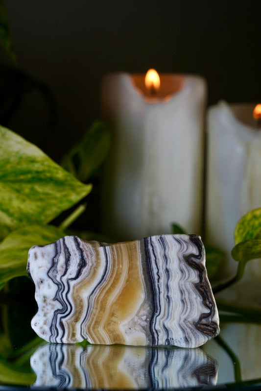 Banded Calcite Slab